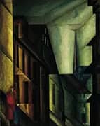 Street Near the Palace 1915 By Lyonel Feininger