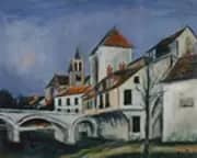 Bridge and Church By Maurice Utrillo