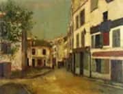 Place Du Tertre in Montmartre 1910 By Maurice Utrillo