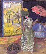 Lady with a Parasol 1905 By Natalia Goncharova