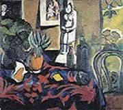 Still Life with a Pineapple c1908 By Natalia Goncharova