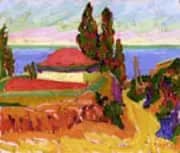 Corsican Landscape 1907 By Auguste Herbin