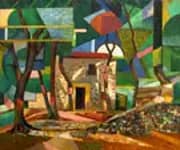 Paysage de Ceret 1913 By Auguste Herbin