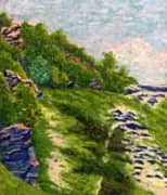 Wooded Coast a Roche Goyon 1906 By Auguste Herbin