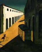 The Mystery and Melancholy of a Street 1914 By Giorgio de Chirico