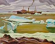 The Beothic at Bache Post Ellesmere Island 1929 By A Y Jackson