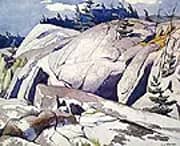 Rock Study By A J Casson