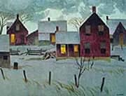 Winter Evening By A J Casson