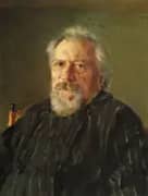 Portrait of Nikolai Semionovich Leskov 1894 By Valentin Serov