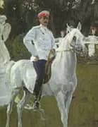 Portrait of Prince Felix Yusupov count Sumarokov Elston 1903 By Valentin Serov