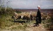 Shepherdess By Anton Mauve