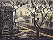 Spring Twilight 1920 By Charles Burchfield