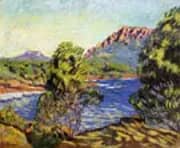Agay, The Bay During The Mistral By Armand Guillaumin