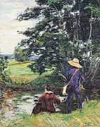 The Anglers 1885 By Armand Guillaumin