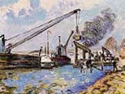 Paris Quai de La Rapee By Armand Guillaumin