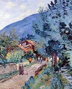 Shaded Road Pontchara By Armand Guillaumin