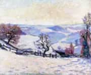 White Frost at Puy Barriou By Armand Guillaumin