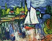 View of the Seine c1905 By Maurice de Vlaminck