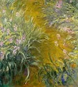The Path Through the Irises 1915 By Claude Monet