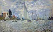 The Boats Regatta at Argenteuil 1874 By Claude Monet