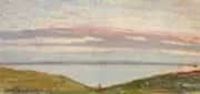 View of The Sea at Sunset 1862 2 By Claude Monet