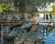 Bathers at La Grenouillere 1869 By Claude Monet