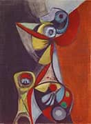 Untitled May 1947 By Elmer Bischoff