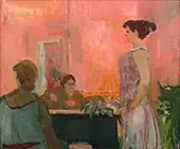 The Singing Lesson 1952 By Elmer Bischoff