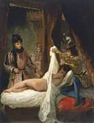 Louis d' Orleans Showing his Mistress c1825 By Eugene Delacroix