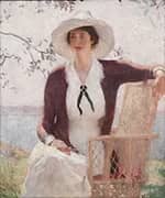 My Daughter Elisabeth 1914 By Frank Weston Benson