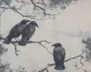 Crows in the Rain 1929 By Frank Weston Benson