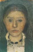 Self Portrait with Necklace 1903 By Paula Modersohn-Becker