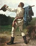 The Homecoming ca.1854 By Gustave Courbet