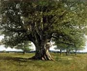The Oak at Flagey 1864 By Gustave Courbet
