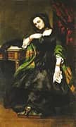 Madame Auguste Cuoq ca.1852 By Gustave Courbet