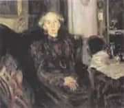 Portrait of Mother Rosenhagen 1899 By Lovis Corinth