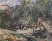 Tyrolean Landscape with Bridge 1913 By Lovis Corinth