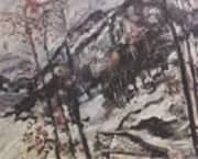 The Herzogstand on Walchensee in the Snow 1922 By Lovis Corinth