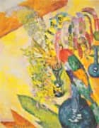 Still Life with Parrot 1907 By Robert Delaunay