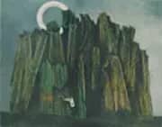 Foret Sombre et oiseau 1927 By Max Ernst