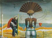 Woman Old Man and Flower 1924 By Max Ernst