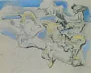 Scene of Harsh Eroticism 1927 By Max Ernst