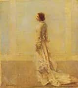 The Old Fashioned Gown c 1921 By Thomas Wilmer Dewing