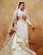 A Bride 1895 By Abbott H Thayer