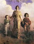 A Virgin 1892-93 By Abbott H Thayer