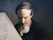 Fisherman Mending Nets c 1883 By Abbott H Thayer