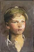 Sketch of a Young Boy 1895 By Abbott H Thayer