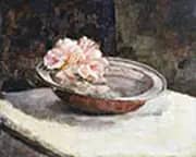 Still Life with Rhododendron 1886 By Abbott H Thayer