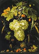 Grapes By Abraham Mignon