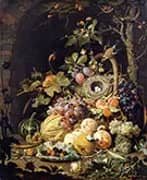 Still Life in a Bird's Nest By Abraham Mignon